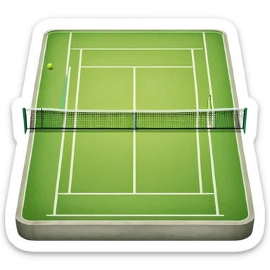 tennis court sticker