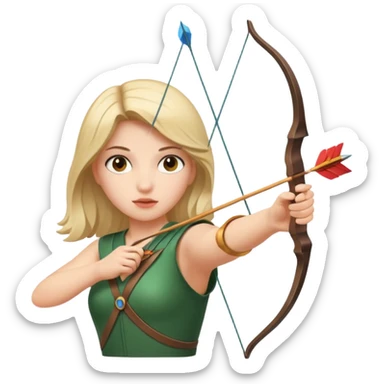 Mobile  legends  girl in icon shooting an arrow  sticker
