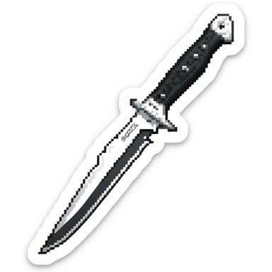 Cold Steel Espada knife with black handle sticker