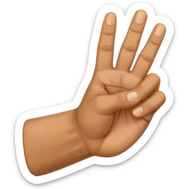 american sign language alphabet A sticker