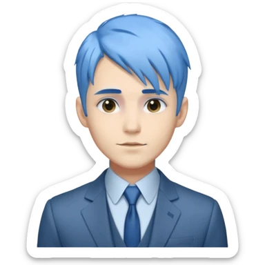 ethereal-pastel-transparent-translucent-gorgeous-spectral-dark-greyish-blue-whitish-gloomy-man-with-blue-hair-with-a-beautiful-grey-suit sticker