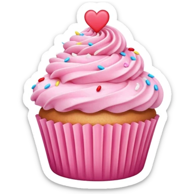 can you make a pink emoji that is aesthetically pleasing, and make it in for of a food or drink sticker