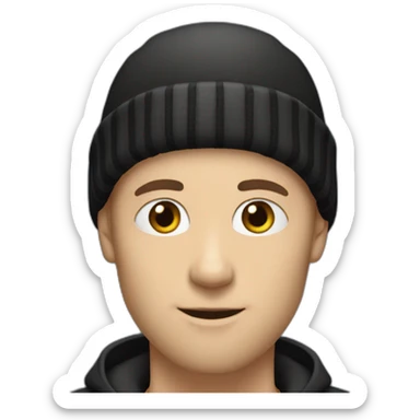 white-young-man-with-no-hair-and-long-black-big-beard-with-a-black-beanie-hat sticker