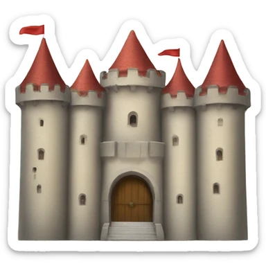 A magnificent castle sticker
