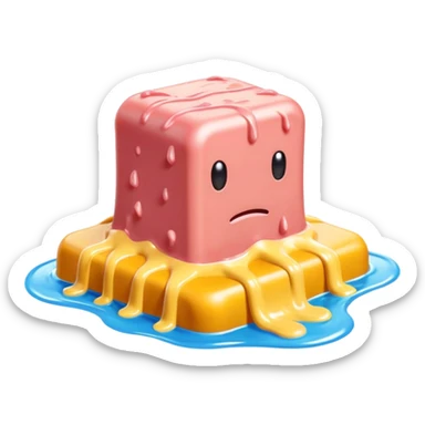 spam land surreal dali style melting spam  watch landscape sticker