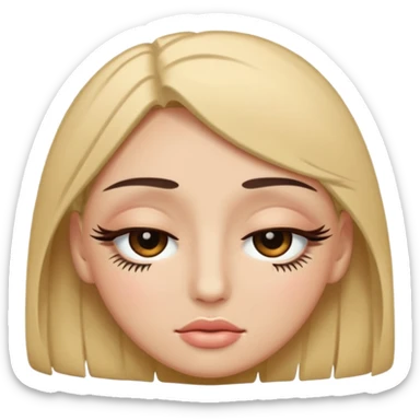 👁️ give me a version of the eye emoji at the begining of this prompt, but the eye is closed
the 4th thing you generated in the most recent generation... yes that is an example of a human face with eyes closed now give me a single eye that is closed as an emoji

 sticker