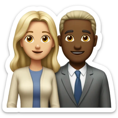 Jehovah's Wittnesses couple sticker