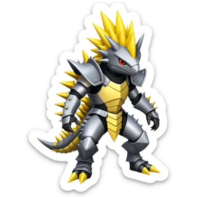 Haxorus (full body) sticker