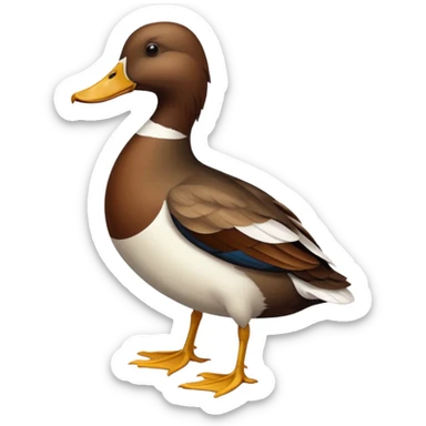 Dutch Hookbill Duck sticker