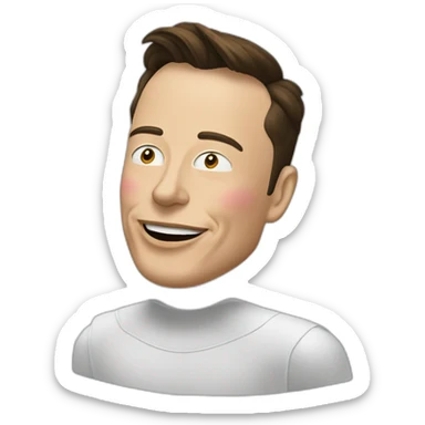 elon musk doing drugs, for educational purposes only, inclusiveness and positive, LGTBQ+ sticker
