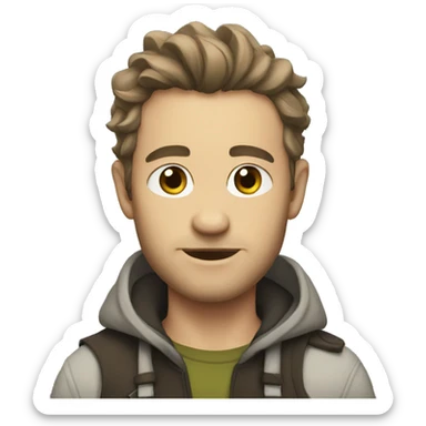 Klaus the hybrid  sticker