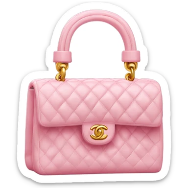 Chanel bag pink ￼ sticker