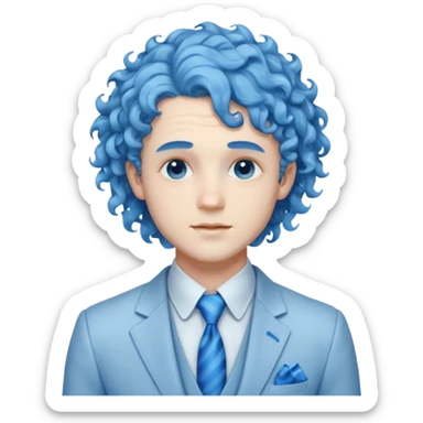 ethereal-pastel-transparent-translucent-gorgeous-spectral-dark-greyish-whitish-gloomy-man-with-blue-curly-hair-with-a-beautiful-creme-suit sticker