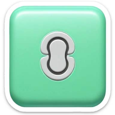 To get this toggle switch design in an AI emoji generator, I would describe it as:
"Create a modern toggle switch in the 'on' position. The switch should be a rounded rectangle or pill shape with very rounded corners. The background color should be a bright mint green (#00FF9D or similar). The toggle circle/knob should be pure white and positioned on the right side to indicate the 'on' state. The overall shape should have soft edges and a subtle shadow. The dimensions should be roughly 2:1 (width to height ratio). Make sure the circle/knob fits perfectly within the height of the pill shape with a small margin on all sides. The style should be clean and minimal with no additional details or textures sticker