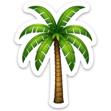 un animal palmier sticker