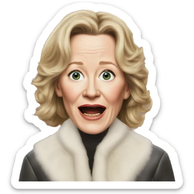 Catherine O'Hara home alone realistic sticker