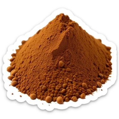 ground garam masala spice sticker