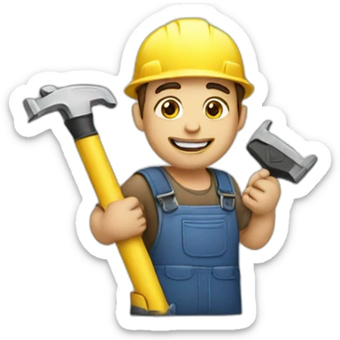 Repairman sticker