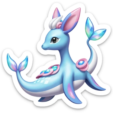 Lapras-Meloetta-Sylveon-Dialga-Suicune-fusion sticker