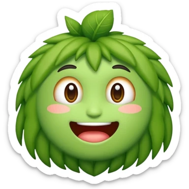 Emoji de karatê faixa verde sticker