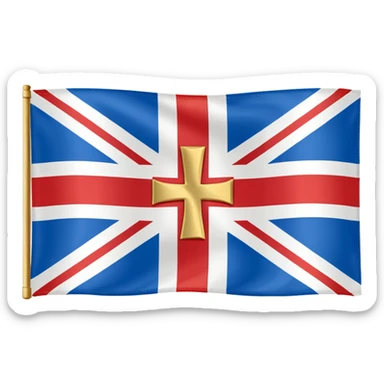reformed anglican flag sticker