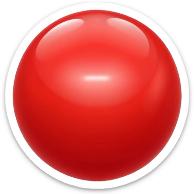 red ballin gem sticker