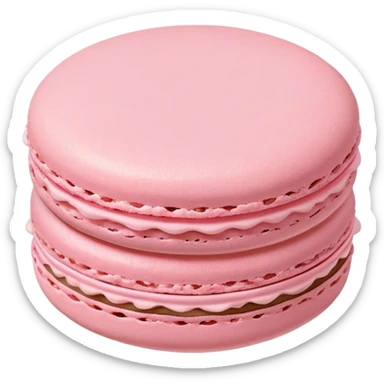 Light pink macaron sticker