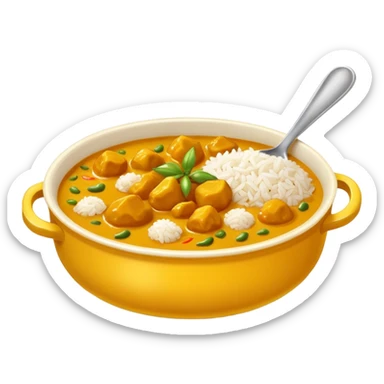 curry chawal sticker