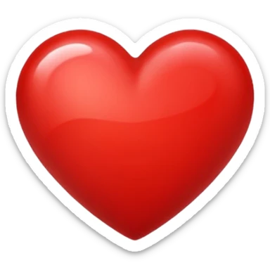 St. Valentines heart sticker