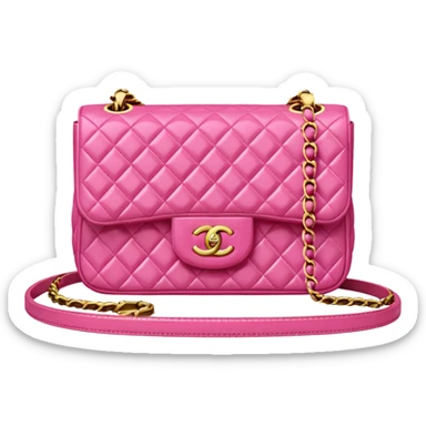 pink chanel mini 25 sticker