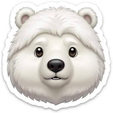 ice bear from we bare bears cartoon network sticker