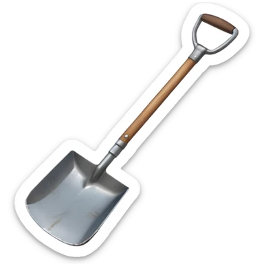 a short shovel sticker