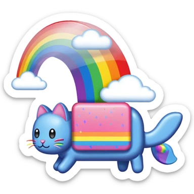 nyan cat gif sticker