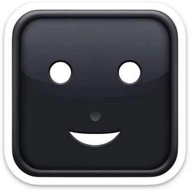 ⬛ this emoji but blacker and no highlight  sticker