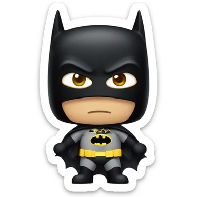bathing ape batman sticker