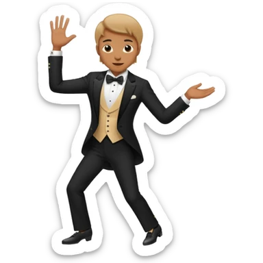 tiburon bailando tap sticker