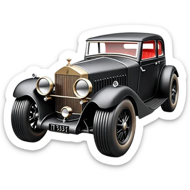 1:10 off-road lcg Basher Batman’s 1934 blackened tarnished Darth Vader hotrod ford jaguar Rolls Royce rc car (extra wide tires without fenders) sticker