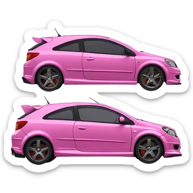 Pink Astra h vxr sticker