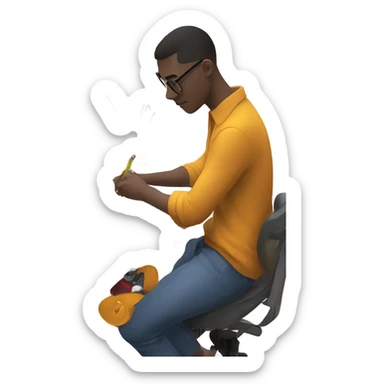 Everyday designer sticker