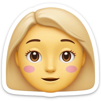 minimal flat emoji style,
soft rounded shapes,
gentle facial expression,
no sharp edges,
no exaggerated cartoon emotion,
pastel color palette,
slightly desaturated,
modern health app aesthetic,
high emotional clarity,
no text, no background,
transparent background,
1:1 square,
SVG / vector friendly sticker