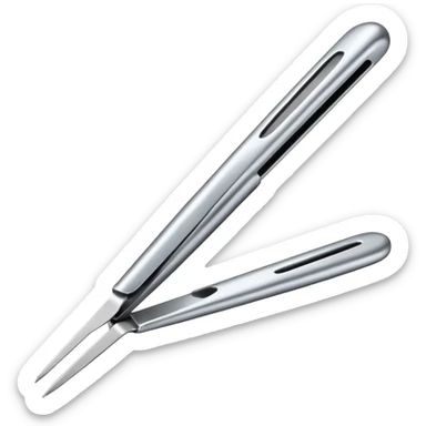 simple and clear 족집게 (tweezers) sticker