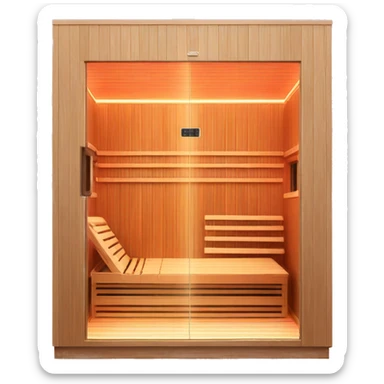infrared sauna sticker