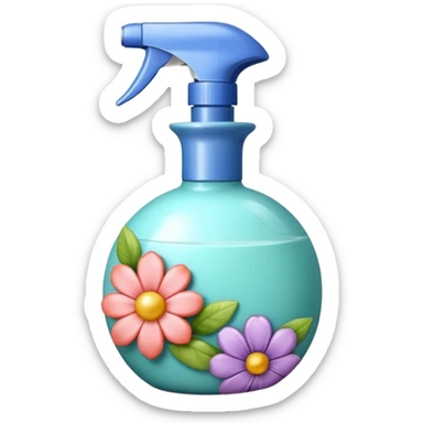 Random Colorful shiny glossy soft smooth Pastel soap perfume cocktail bomb bar spray bottle lotion cream jar ceramic pottery pot flowery floral item aesthetic decoration room thing  sticker