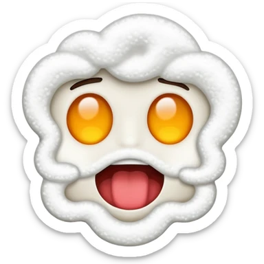 frothing at the mouth sticker