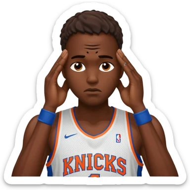  new york knicks facepalming sticker