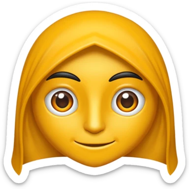 Kırmızı ortasında sarı hilal olan bayrak sticker