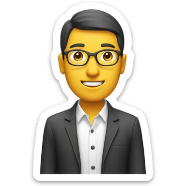 person presenting a slide that contains charts and data sticker