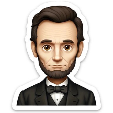 Abraham Lincoln  sticker