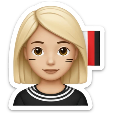 Emoji hermine du drapeau breton. Ne modifie par le design, je veux juste l'hermine en noir. Je te parle du petit symbole, livre le moi en style graphique  sticker