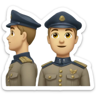 corps masculin sans rien sticker